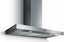 TURBOAIR 55915393A Cappa Cucina Aspirante Parete 90 cm x 45 cm Acciaio SOFIA H10 IXA90