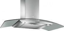 TURBOAIR 68115382 Cappa Cucina Aspirante Parete 60 cm x 45 cm Acciaio PANTHEON IXA60