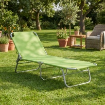 Tata Linda B11775 Lettino Prendisole da Giardino Pieghevole 189x58x27 cm Assortiti