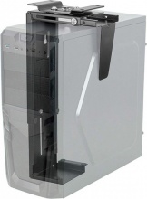 Techly ICA-CS 66 Supporto Case PC da Scrivania Laterale con pinza Regolabile