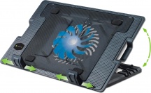 Techly ICOOL-CP12TY Supporto per notebook fino a 17.3" con raffreddamento
