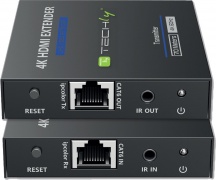 Techly IDATA EXT-565 Moltiplicatore AV Trasmettitore e ricevitore AV Nero