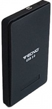 Tecno 45.15 Box Esterno HDD  SSD 2.5" USB 3.0 Rivest.Gomma Nero Retail