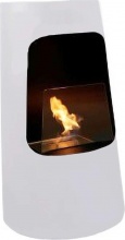 Tecno Air System DUBAI Biocamino da Pavimento in Acciaio Potenza 2,5 Kw Bianco