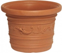 Telcom PRESTIGEWT4560 Vaso NPA Prestige tondi bianco d.60xH30 cm in resina arredo giardino