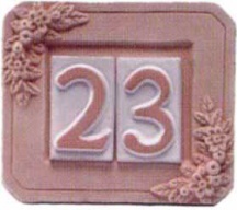 Telcom T3113 Portanumero Vasarte in Terracotta P1