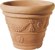 Telcom TROPEA5267 Vasi Conca Tropea H 52 cm d.67 cm in resina impruneta arredo giardino