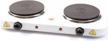 Telefunken M01863 Fornello Elettrico 2 piastre 1000 W Col Bianco smaltato