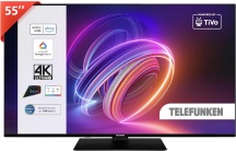 TELEFUNKEN Smart TV 55 Pollici Display LED 4K Ultra HD Sistema Operativo TiVo Classe F - TE55750B46I2PZ