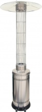 Teporus HMXD-ENGLASS INOX Stufa a Gas Bombola GPL Infrarossi Fungo 10.5 kW Inox