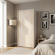 Terraneo EL115 R Armadio Guardaroba 2 ante scorrevoli 90x45x194 cm Rovere