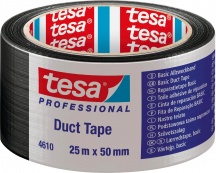 Tesa 04610-00003-00 Nastro Americano Basic Nero mm 50x25Mt Pezzi 6