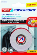 Tesa 55791-00002-01 Biadesivo Powerbond ml 1.5x19mm  Pezzi 12