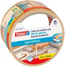 Tesa 56170-00007-01 Confezione 6 Nastro Biadesivo 50 x 5 Bia