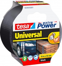 Tesa 56348-00001-05 Nastro Americano Extra Power mm 50x10Mt Nero Pezzi 6