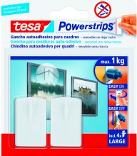 Tesa 58031-00021-01 Powerstrips 2 Ganci Autoa � Per Quadri Confezioni 12