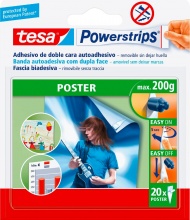Tesa 58303-00000-01 Powerstrips 20 Strisce Biadesive Poster Confezioni 15