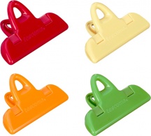 Tescoma 420760 Clip Sacchetti Molletta cm 4 pz. 4 Presto colori Assortiti