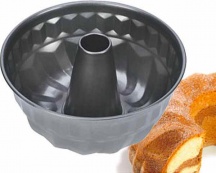 Tescoma 623142 Stampo per Dolci Budino Antiaderente con Cono 22 cm colore Grigio