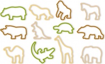 Tescoma 630930 Stampo per Dolci Tagliabiscotti Zoo in Plastica Set 12 Pezzi Delicia