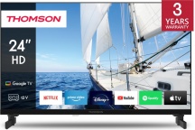 Thomson 24HG2S14C Smart TV 24" HD LCD Sistema Google TV DVBT2CS2 Classe E Nero