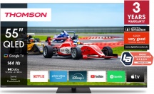 Thomson 55QG7C14 Smart TV 55" 4K QLED PRO 144 Hz DVB T2S2 Google TV Nero