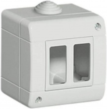 Ticino 25402 Custodia Idrobox Ip40 2 Moduli