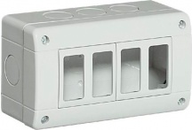 Ticino 25404 Matix Contenitore Ip40 Composta Da Base e Coperchio 4 Moduli