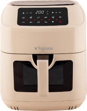 Tognana D2DFA06IRCH Friggitrice ad Aria 9.2 Litri 2150 W Timer Champagne  Iridea