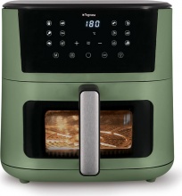 Tognana D2DFA10IRVE Friggitrice ad Aria 10 Litri 2200W con Timer Verde Salvia