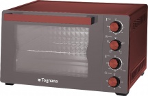 Tognana D2DFE02IRRO Forno Elettrico Ventilato 35L 16000W con Grill Rosso Mela