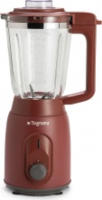 Tognana D2DFU01IRRO Frullatore con Bicchiere Tritaghiaccio 0.8 Litri 300 W Rosso