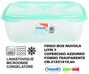 Tontarelli 2630A Frigo Box Quadrato litri 7 Nuvola Acqua Trasparente