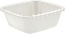Tontarelli 8101082159P06 Bacinella Quadra 30x30 H.12 cm  6 Lt Panna