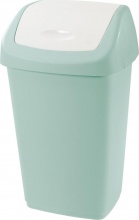Tontarelli 8101386ACF Pattumiera con Coperchio basculante AURORA Salvia 9 Litri
