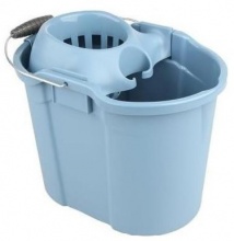 Tontarelli 8101474704 Secchio Strizza Mop 16 L 39.5x30.5xh31 cm Blu Ardesia