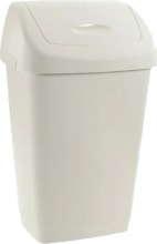 Tontarelli 8101952112 Pattumiera Differenziata 25 Lt 32.5x25.5x52 cm Bianco Grace