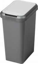 Tontarelli 8104309AG7 Pattumiera Differenziata 45 Lt NeroBianco 29x39x59 cm Touch Lift