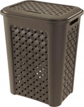Tontarelli 8105408909 Cesto Portabiancheria Plastica 50 Lt 43 x 33 x 55 cm Weng�