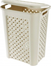 Tontarelli 8105451210 Portabiancheria 30 lt 37.5x27.5xh46.8 cm Plastica Angora