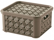 Tontarelli TO5774W Scatola Arianna Piccola Armadietto Portaoggetti 1.4 L Wenge