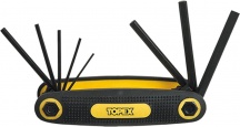 Topex 35D958 Chiavi Esagonali Serie 8 Pezzi