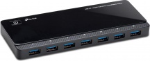 Tp-Link UH720 HUB USB 3.0 9 Porte Supporta Linux MAC Windows colore Nero
