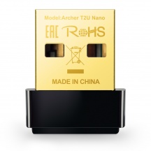 Tp-Link ARCHER T2U NANO Scheda Ac600 Wifi USB Mini Size USB 2 1 Antenna Interna