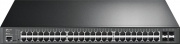 Tp-Link TL-SG3452P Switch di Rete Gestito L2L3 Gigabit Ethernet 101001000  Poe 1U Nero TL-SG3452