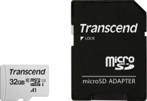 Transcend TS32GUSD300S-A Scheda di Memoria microSDHC 32GB Classe 10 NAND