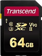 Transcend TS64GSDC700S Scheda di Memoria 64 GB SDXC Classe 10 MLC