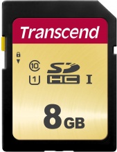 Transcend TS8GSDC500S Scheda di Memoria SD 8GB Classe 10