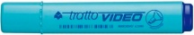 Tratto 830205 Video Evidenziatore 12 pezzi Blu Punta smussata