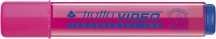 Tratto 830207A Video Evidenziatore 12 pezzi Rosa Punta smussata